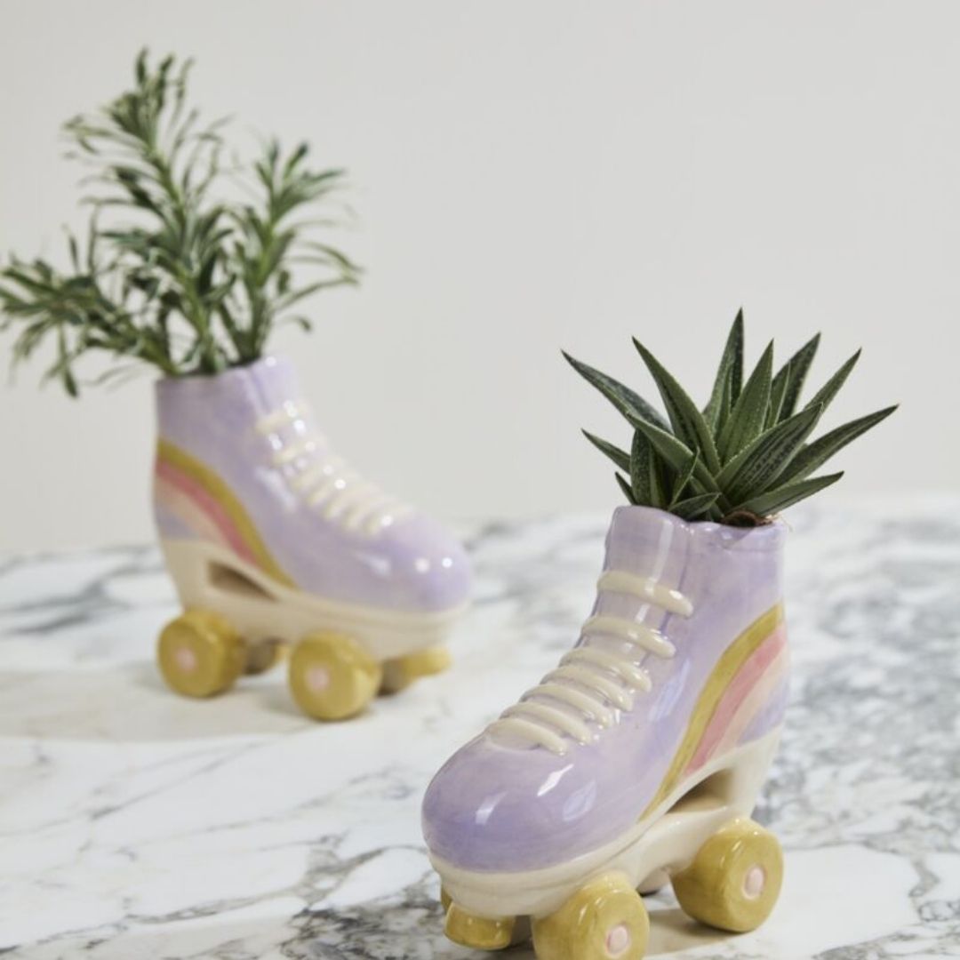 Rollerskate Planter – 7.25